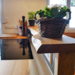 Küche mit Herd und Altholz Sichtseite - Holzquadrat OHG