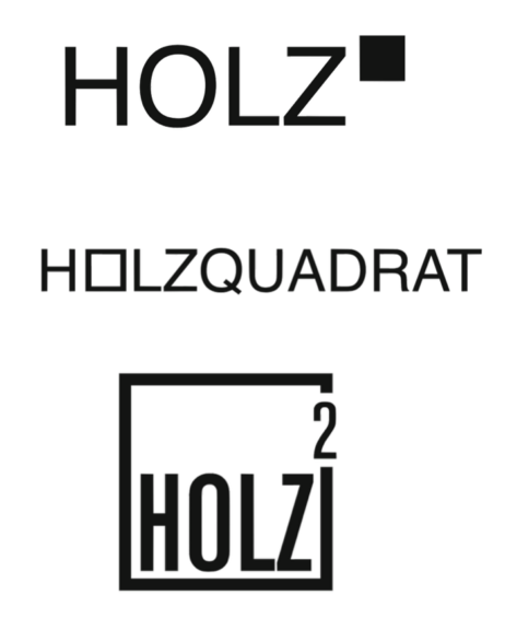 Holzquadrat Logo Vorschläge